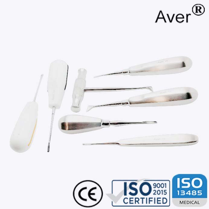 Aver Complete Root Elevators & Luxators Set – Professional Dental Extraction Instrument Kit - Image 2